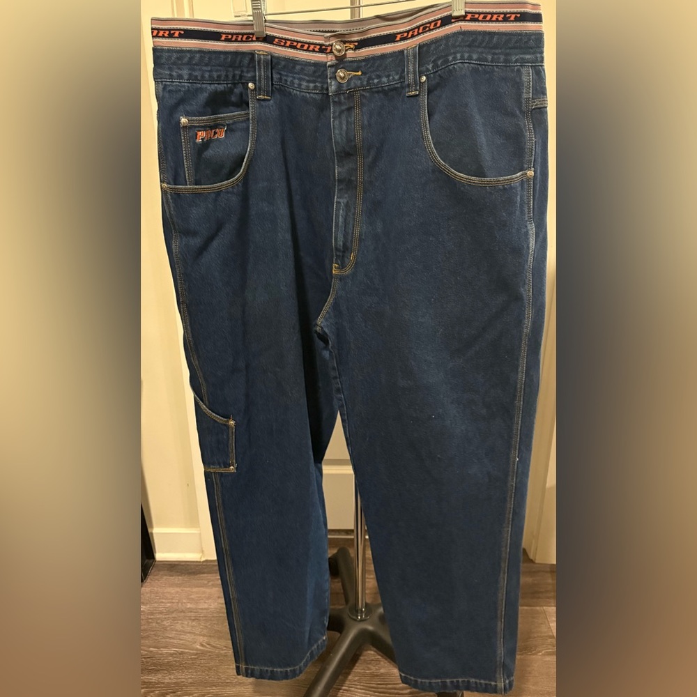 PACO Blue Jeans Vintage Baggy Skater Y2K 48W 32L